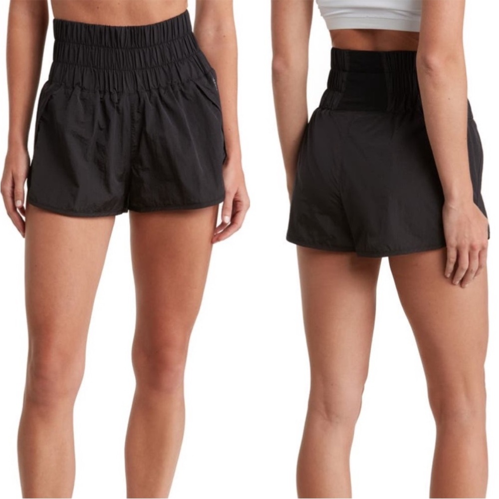 FP Movement by Free People The Way Home Black Athletic Shorts L